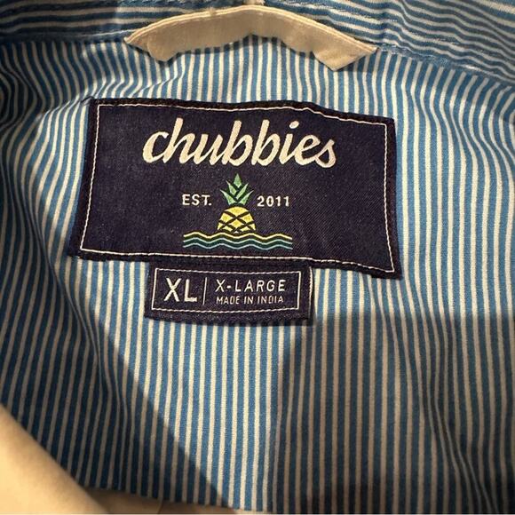 Chubbies The Cactus Makes Perfect Friday Short Sleeve Button Down Shirt Sz XL - Picture 6 of 9